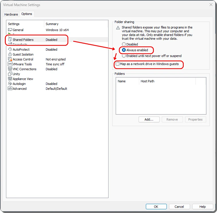 VMware-공유폴더-설정VMware-tools