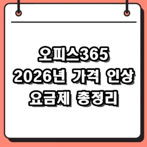 오피스365 가격 인상 대비하는 마이크로소프트 365 요금제 개편 내용