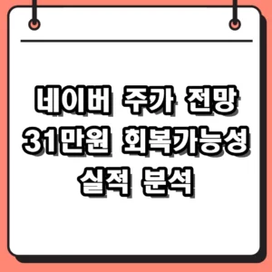 네이버 주가 전망 2026년 실적 성장과 증권사 목표주가 분석