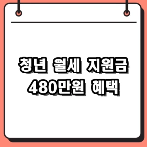 2026년 청년 월세 지원금 신청 방법 및 자격 조건 총정리