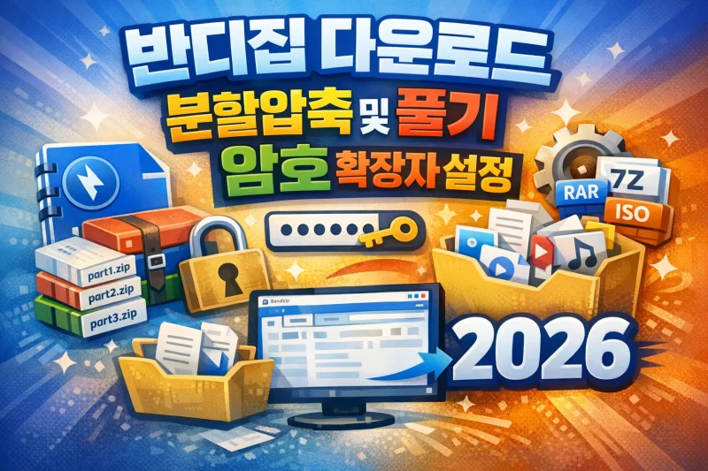 반디집 다운로드 2026