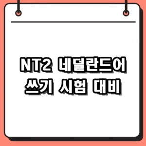네덜란드어 쓰기 시험 대비, NT2 경영 보고서 작성 팁