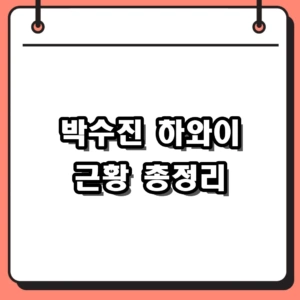 배용준 아내 박수진 근황, 하와이 기부부터 인스타그램 일상 포착