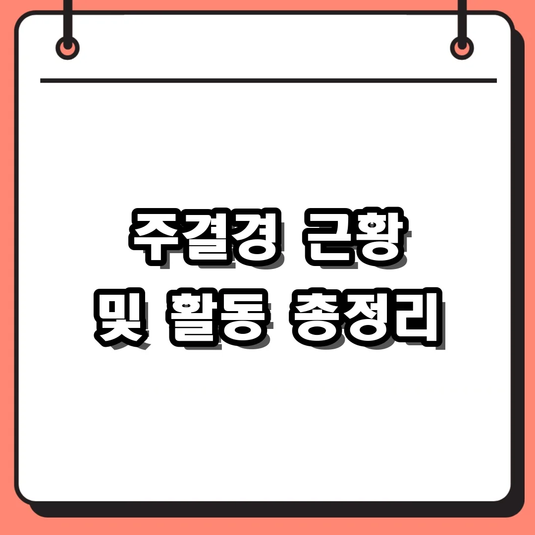 주결경 근황 및 활동 총정리