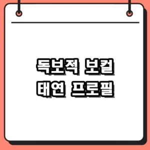 태연 소녀시대 리더부터 솔로 앨범까지 독보적 보컬 매력 총정리